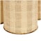 Beige & Gold Woven Paper Decorative Jar Set